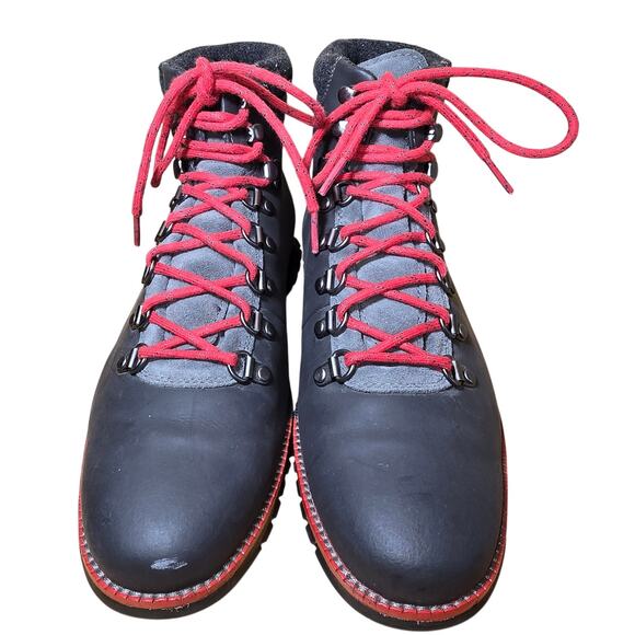 Cole Haan Zerogrand Hiker Boots C29486 Magnet Leather Men's Size 8 Womens 9.5 - Picture 2 of 7